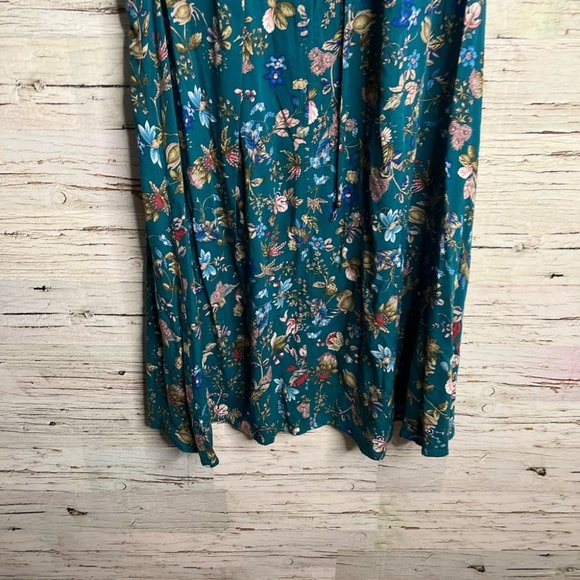 Umgee blue floral dress mini size small - Picture 2 of 7